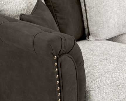 Bella 3 Seat Sofa In Grey