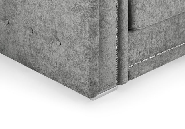 Bentley 3 Seater Sofa In Charcoal