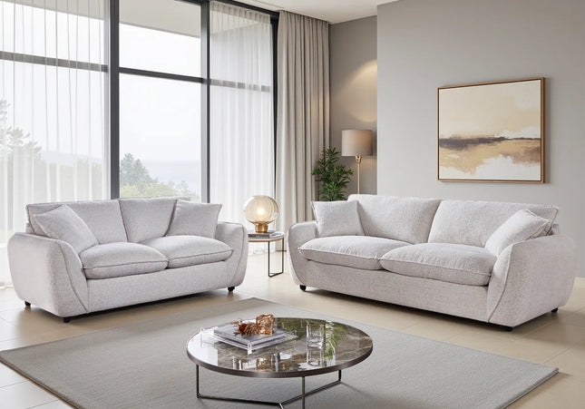 Berlin 3+2 Sofa Set – Beige