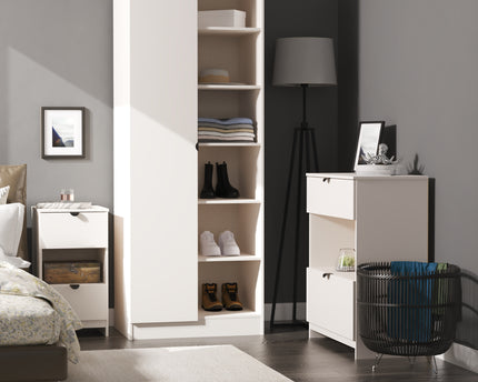 Bora Trio Bedroom Set In Matt White