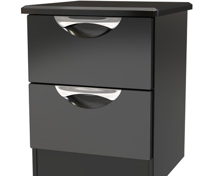 Camden Bedroom Collection In Black Gloss
