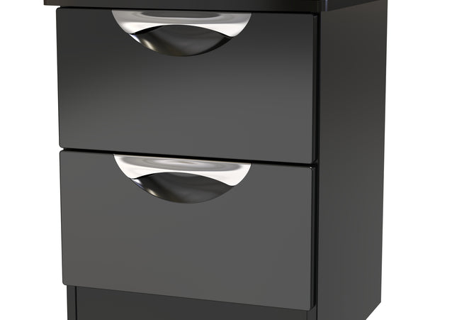 Camden Bedroom Collection In Black Gloss