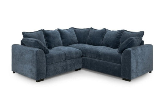 Colton Compact Corner Sofa - Blue