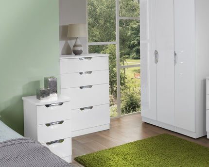 Camden Bedroom Collection In White Gloss