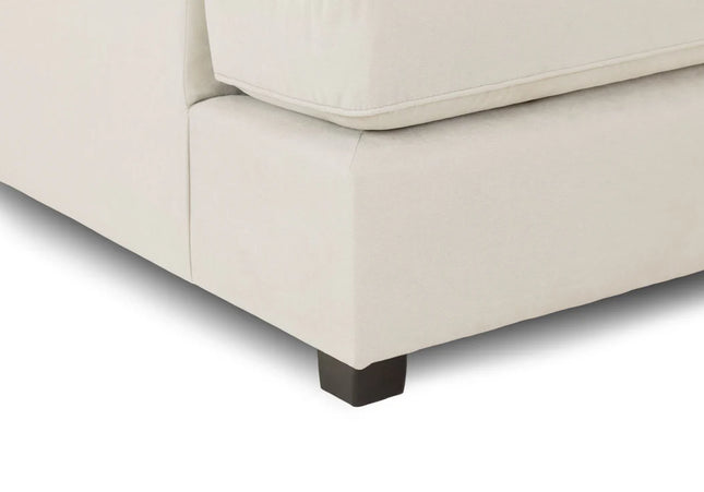 Carnaby U Shape Sofa Including Footstool - Mink, Seat Cushions: Removable, Back Cushions: Removable, Foam-filled Seat Cushions 