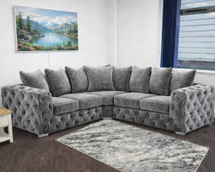 Ashton 2c2 Corner Sofa Bed In Grey