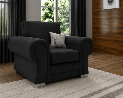 Verona Arm Chair In Black