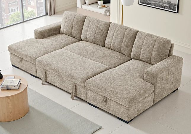 Como Sofa Bed U-Shape Corner Sofa – Beige