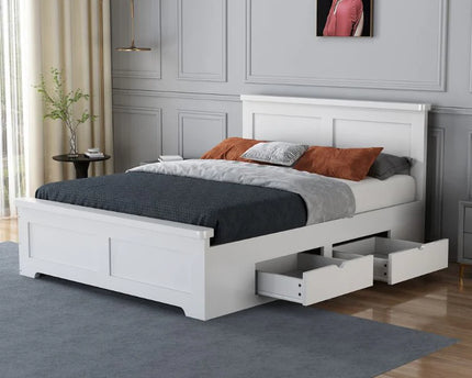 Conway 4 Drawer Bed Bundle In Double or King Size