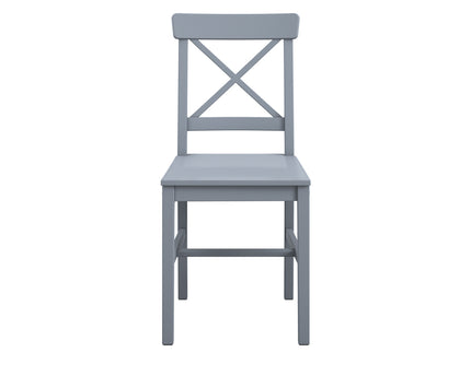 Crawford 4 seater Dining Set Grey