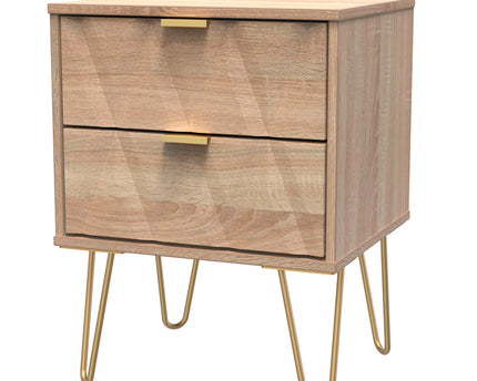 Diamond Trio Bedroom Set In Bardolino Oak