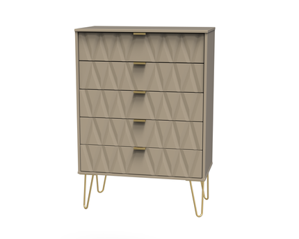 Diamond Bedroom Collection In Mushroom