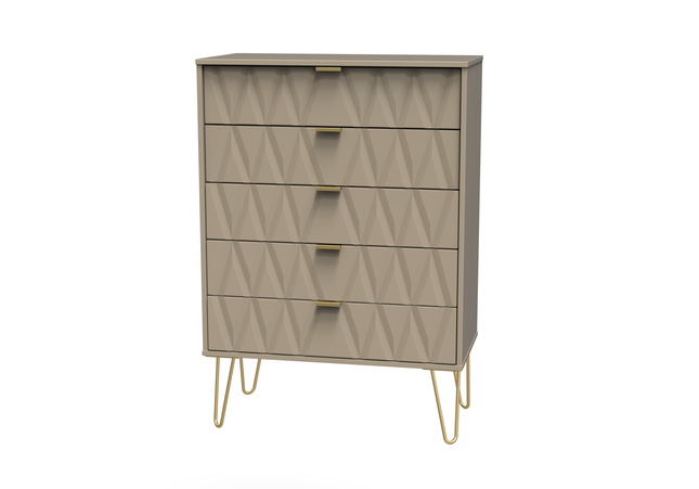 Diamond Bedroom Collection In Mushroom