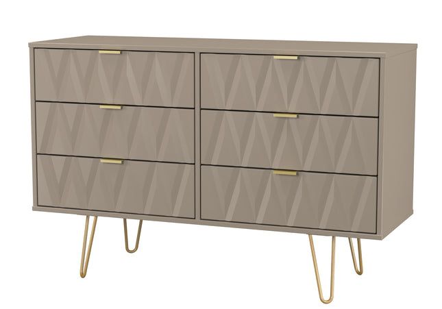 Diamond Bedroom Collection In Mushroom