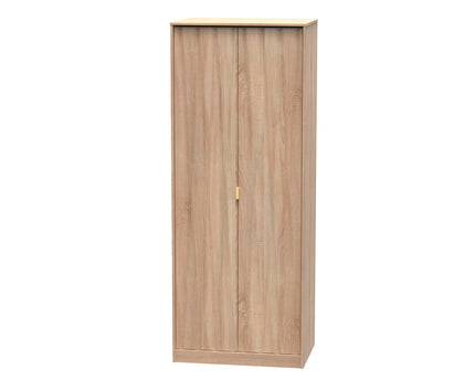 Diamond Trio Bedroom Set In Bardolino Oak