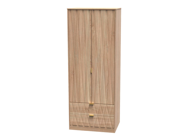 Diamond Trio Bedroom Set In Bardolino Oak