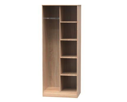 Diamond Trio Bedroom Set In Bardolino Oak