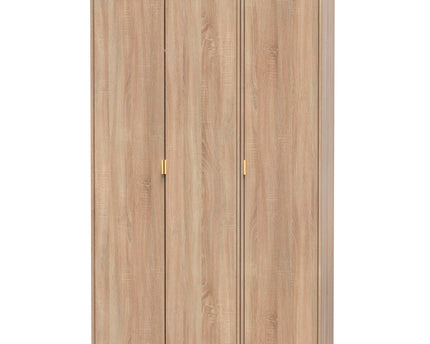 Diamond Trio Bedroom Set In Bardolino Oak