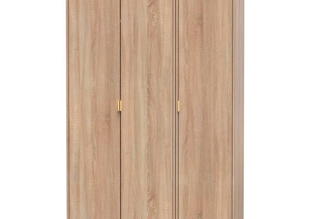Diamond Trio Bedroom Set In Bardolino Oak