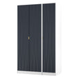 Indigo And White Matt / Triple Plain Wardrobe