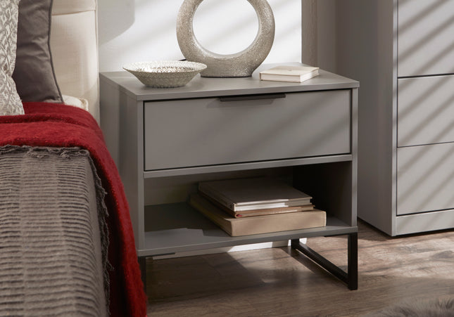 Diego Bedroom Collection In Dusk Grey