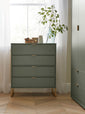 Reed Green / 4 Drawer Chest