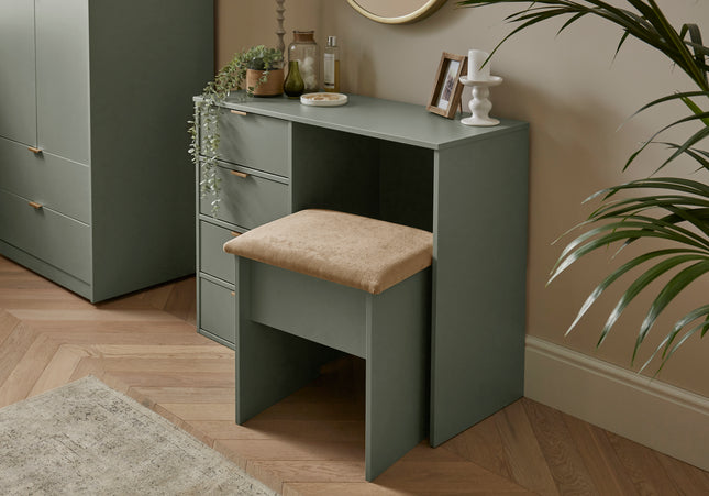 Diego Desk & Stool in Reed Green
