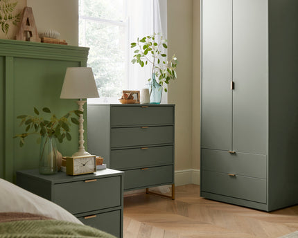 Diego Bedroom Collection In Reed Green