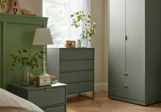 Diego Bedroom Collection In Reed Green