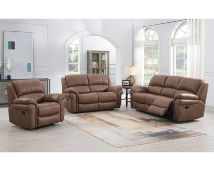 Farnham 3+2 Manual Recliner Set in Ultra Tan