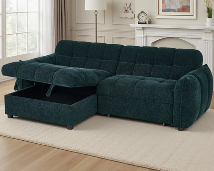 Florida Sofa Bed Teal Universal Corner