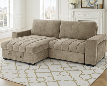 Franklin Universal Corner Sofa Bed – Beige