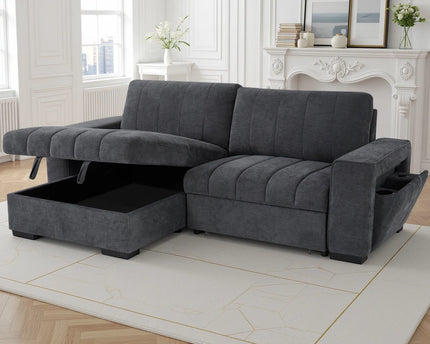 Franklin Universal Corner Sofa Bed – Grey