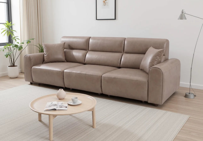 Conway Electric Recliner 3 Seater Sofa – Coffee