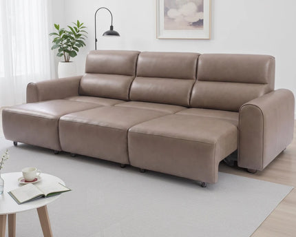 Conway Electric Recliner 3 Seater Sofa – Coffee