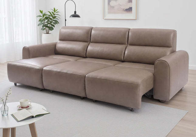 Conway Electric Recliner 3 Seater Sofa – Coffee
