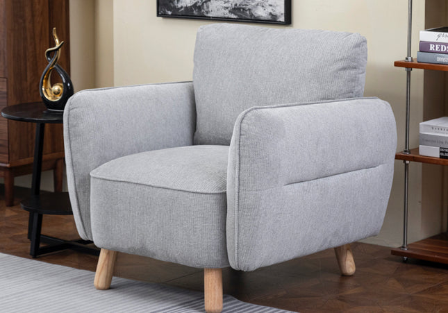 Georgia Armchair in Light Grey