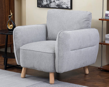 Georgia Armchair in Light Grey