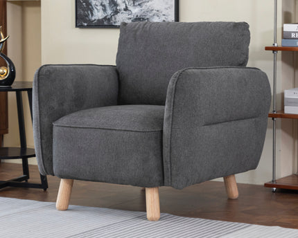 Georgia Armchair in Dark Grey