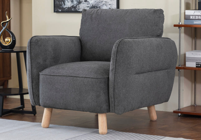 Georgia Armchair in Dark Grey