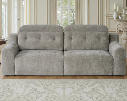 Harlow Electric Reclining Sofa – Grey