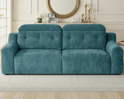 Harlow Electric Reclining Sofa – Teal