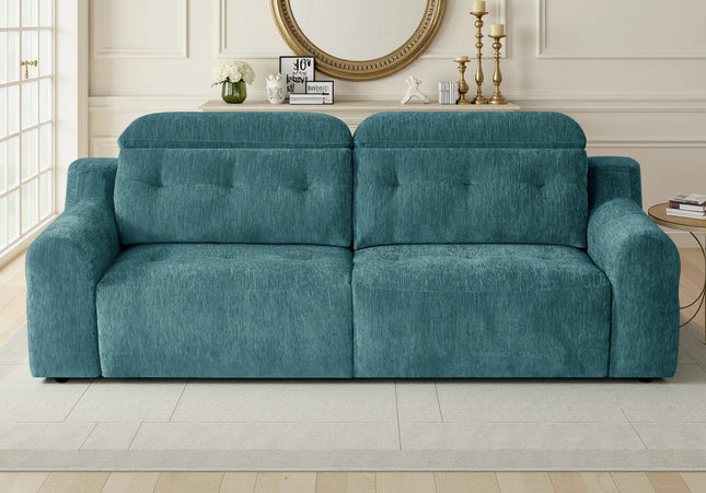 Harlow Electric Reclining Sofa – Teal