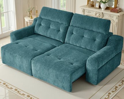 Harlow Electric Reclining Sofa – Teal