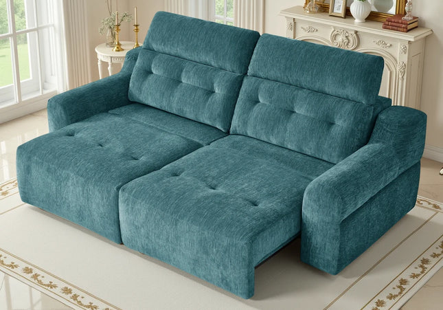 Harlow Electric Reclining Sofa – Teal