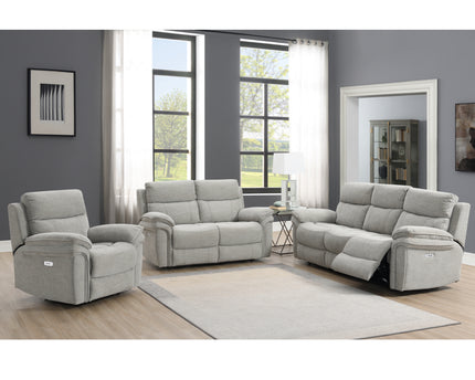 Harrow 3+2 Power Recliner Set in Light Grey