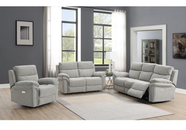 Harrow 3+2 Power Recliner Set in Light Grey