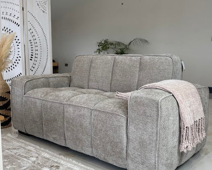 Paris Beige Fabric 2 Seater Sofa