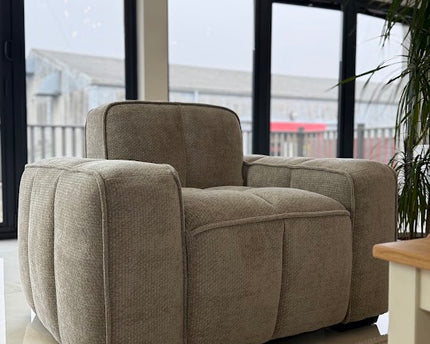 Paris Beige Fabric Armchair