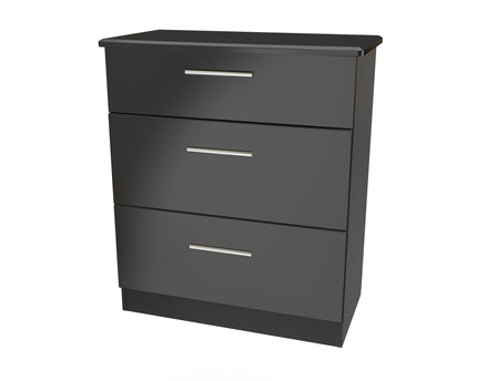 Knightsbridge Bedroom Collection In Black Gloss